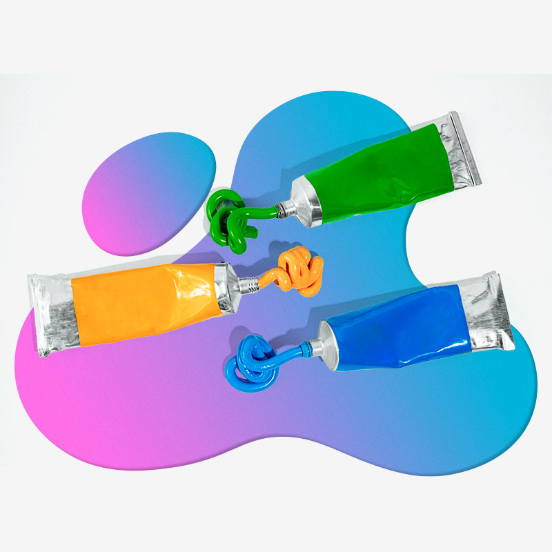 انواع رنگ های نقاشی و سایر ملزومات