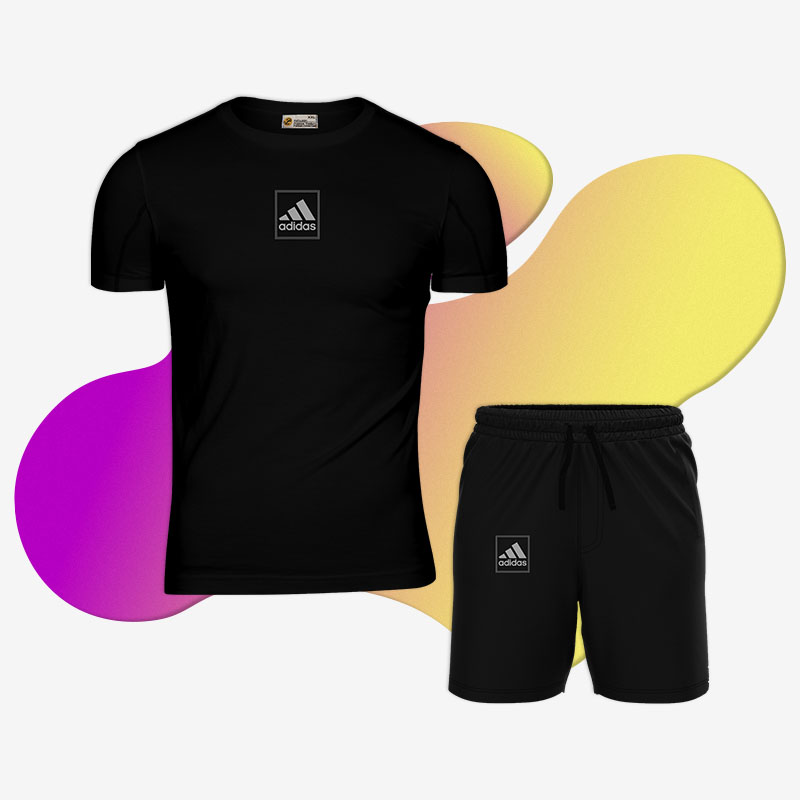 ست تی ‌شرت و شلوارک ورزشی مردانه