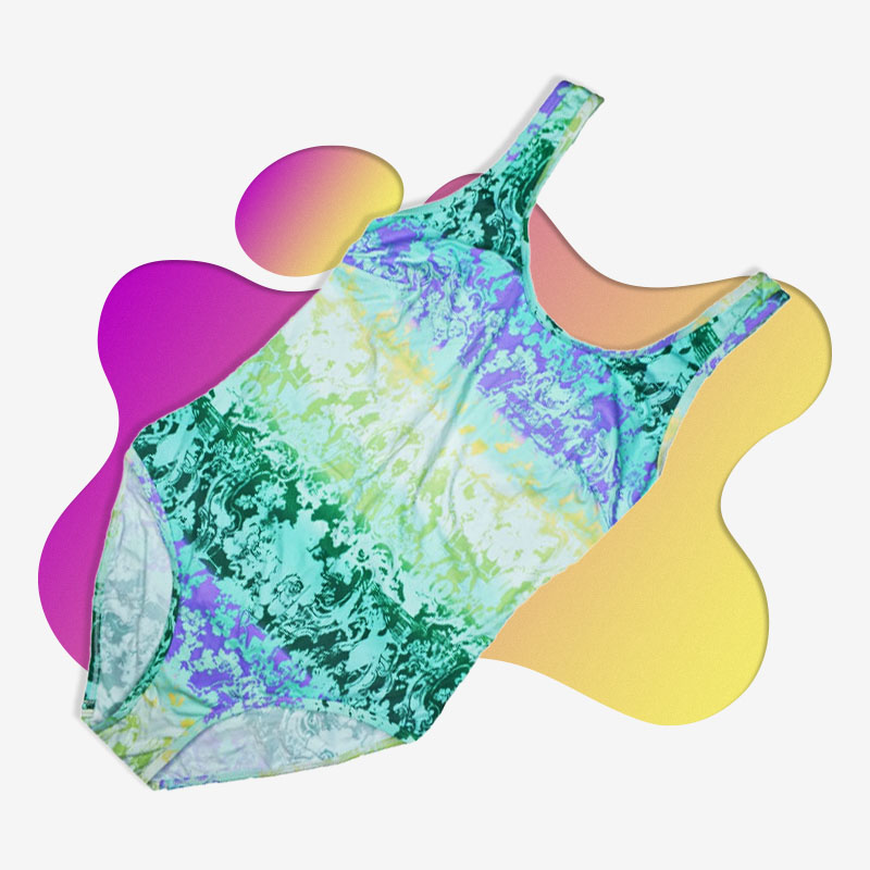 مایو یک تکه دخترانه