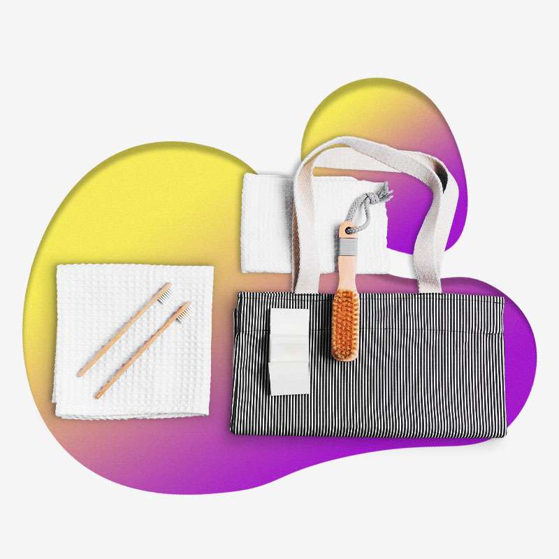 پیشبند ، دم کنی و دستمال آشپزخانه