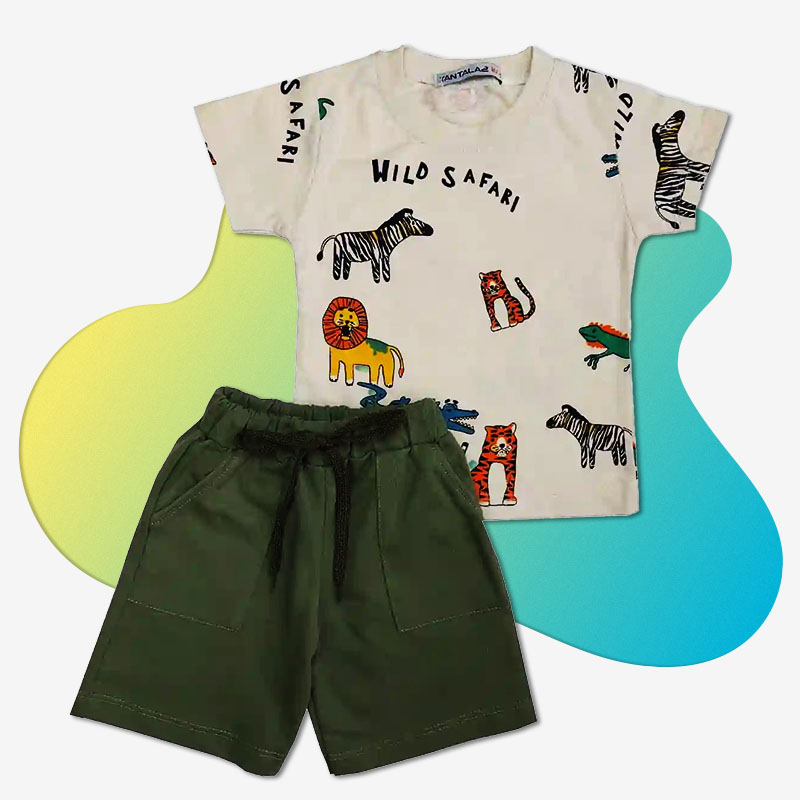 تاپ و تی شرت راحتی پسرانه