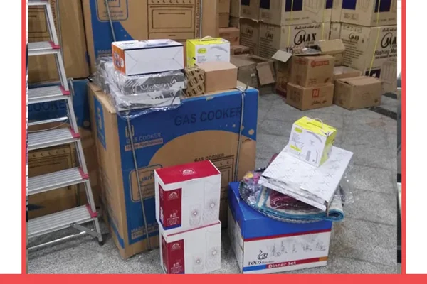 ارسال لوازم خانگی  به تهران(پاسگاه نعمت آباد) 98/10/14