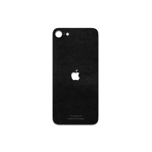 برچسب پوششی ماهوت مدل Black-Leather مناسب برای گوشی موبایل اپل iPhone SE 2020