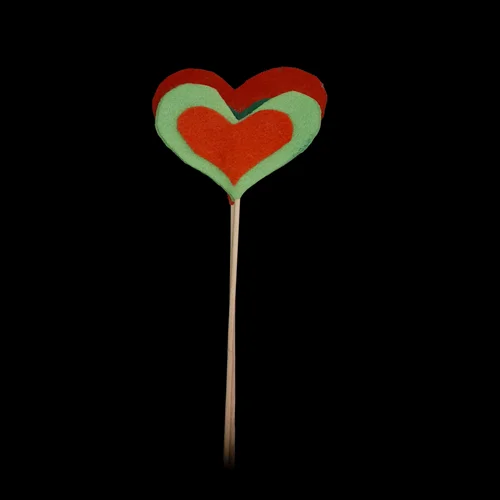 گیفت قلب طرح قرمز سبز بسته 3 عددی