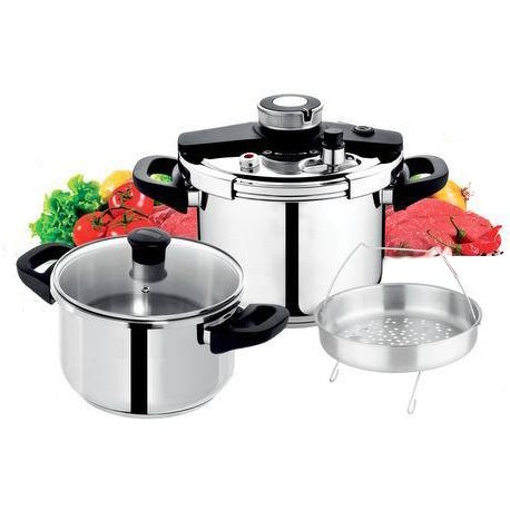 زودپز دوقلو 5+7 لیتر ریسمون مدل MR-7177