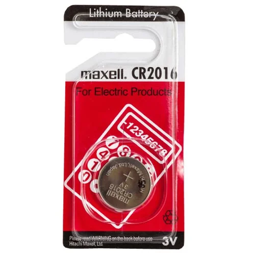 باتری سکه ای maxell. مدل CR2016