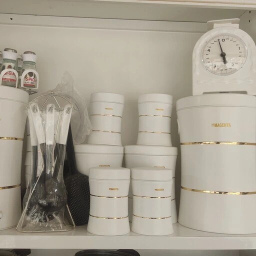 سرویس آشپزخانه 30 پارچه مگنتا مدل دو خط ساده